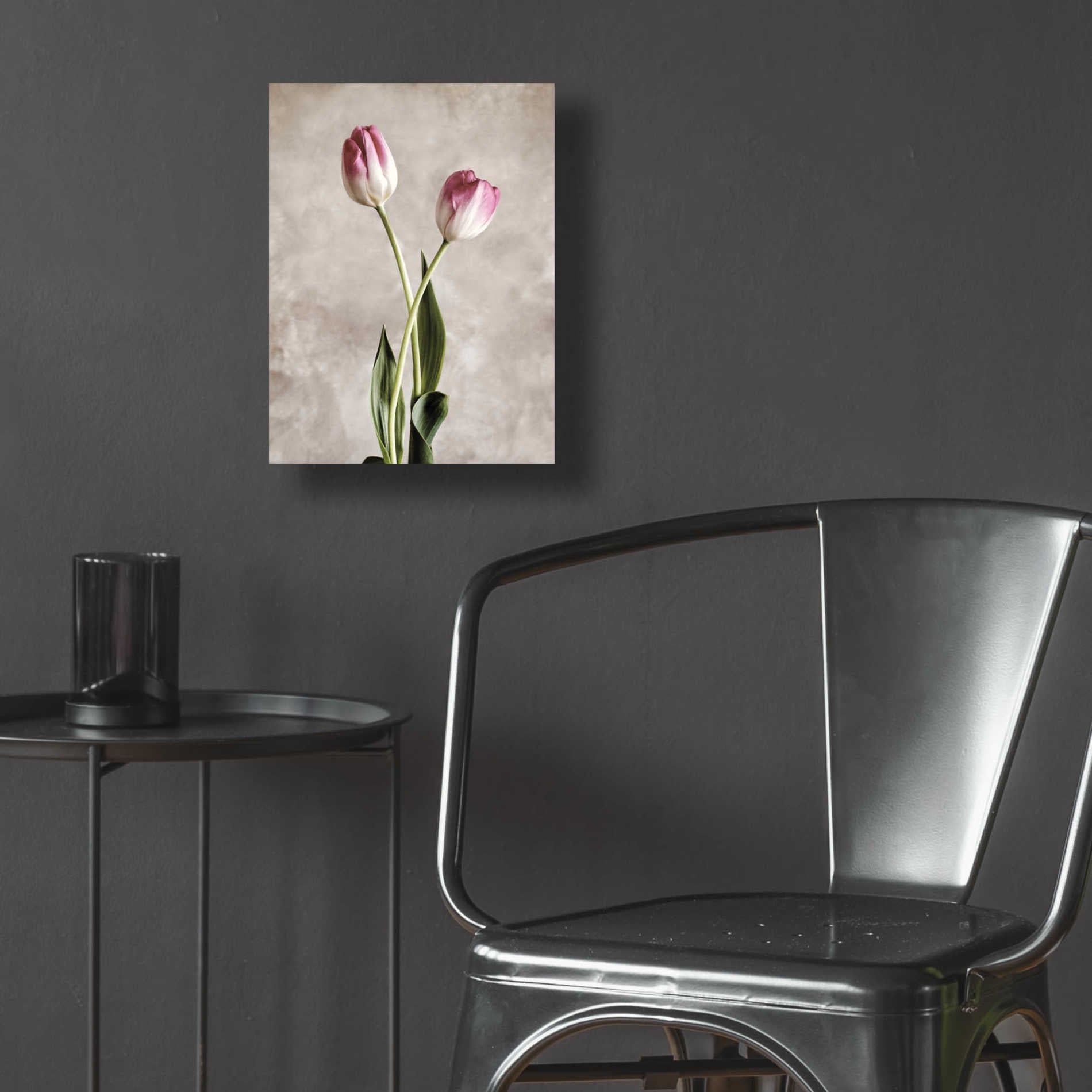 Epic Art 'Fresh Tulips IV' by Debra Van Swearingen, Acrylic Glass Wall Art,12x16