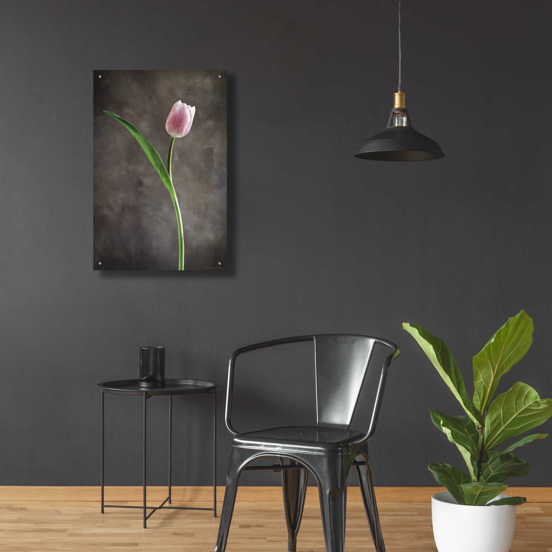 Epic Art 'Spring Tulips II' by Debra Van Swearingen, Acrylic Glass Wall Art,24x36