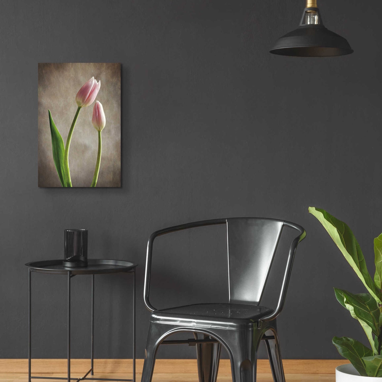 Epic Art 'Spring Tulips III' by Debra Van Swearingen, Acrylic Glass Wall Art,16x24