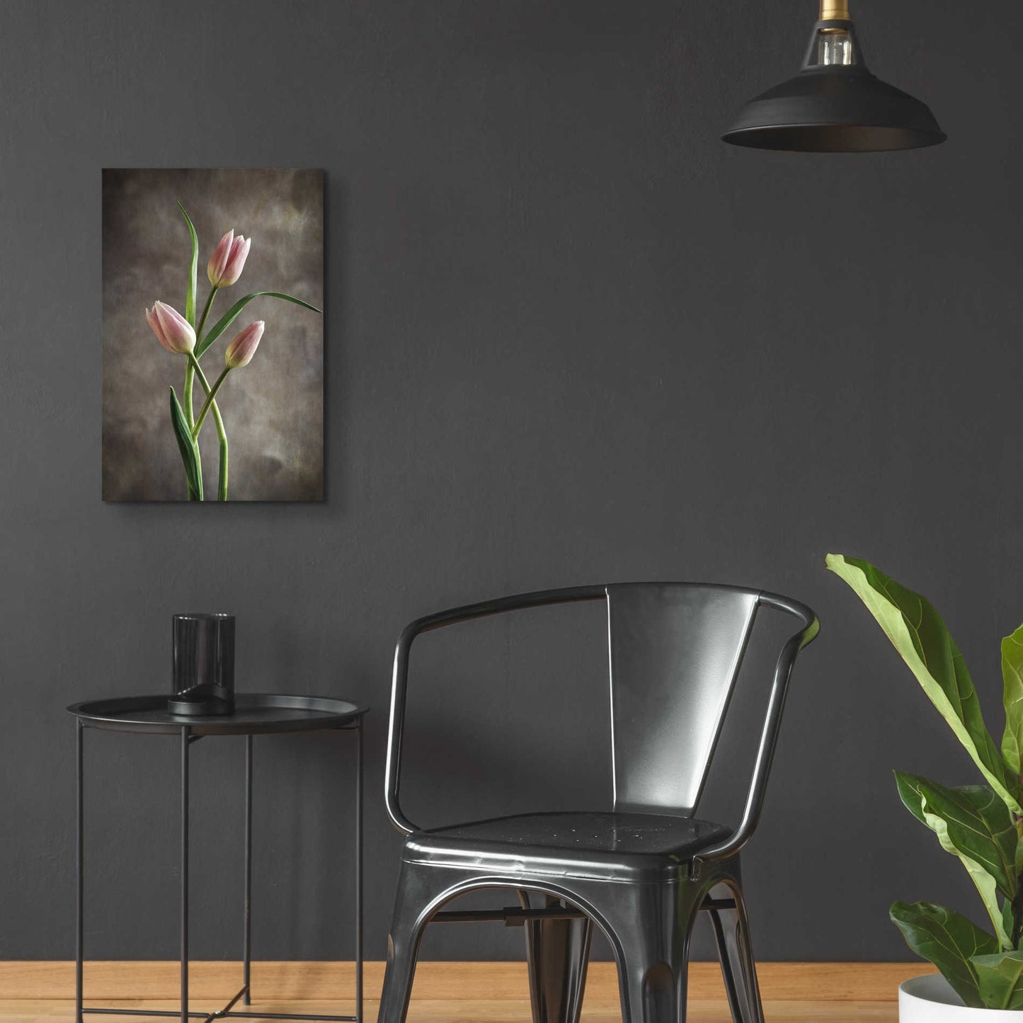 Epic Art 'Spring Tulips VII' by Debra Van Swearingen, Acrylic Glass Wall Art,16x24