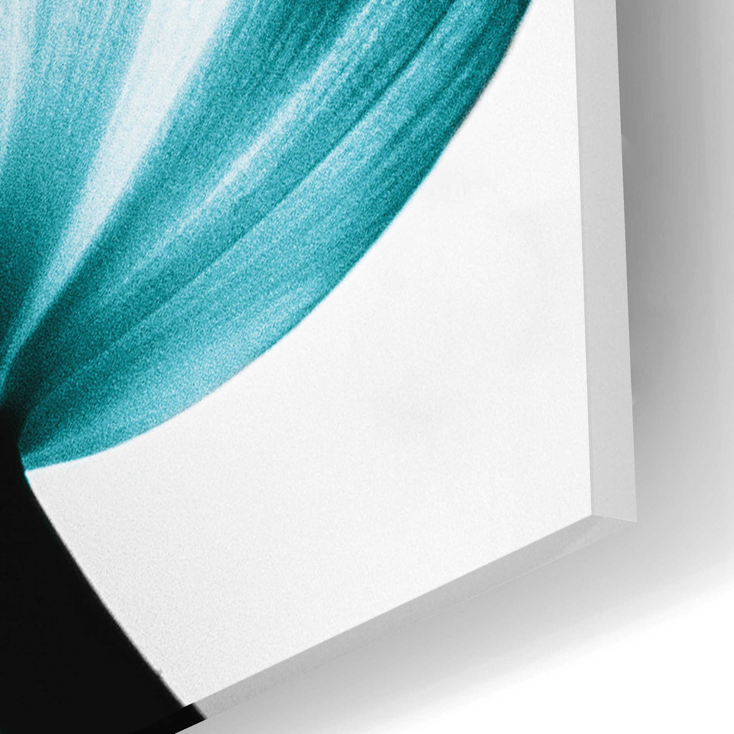 Epic Art 'Translucent Tulips II Teal' by Debra Van Swearingen, Acrylic Glass Wall Art,12x12