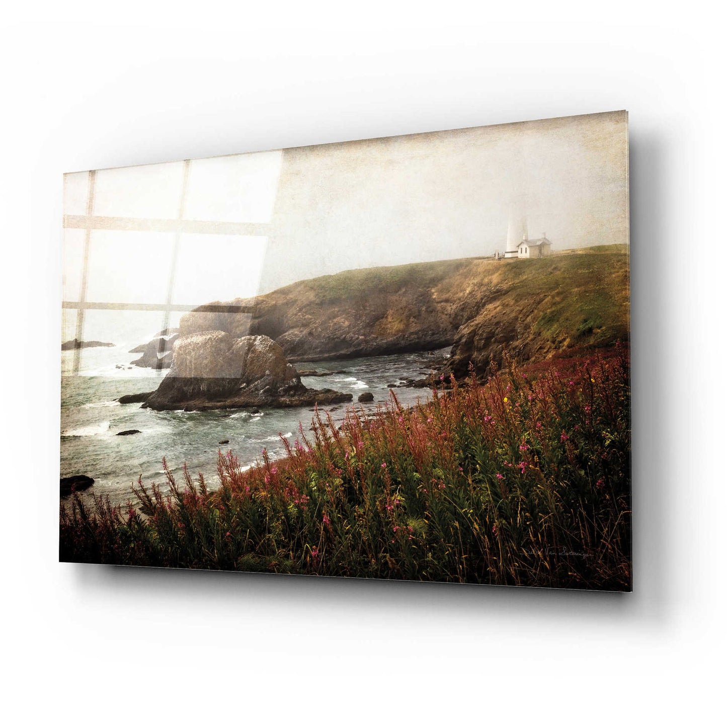 Epic Art 'Coastal Mist' by Debra Van Swearingen, Acrylic Glass Wall Art,24x16