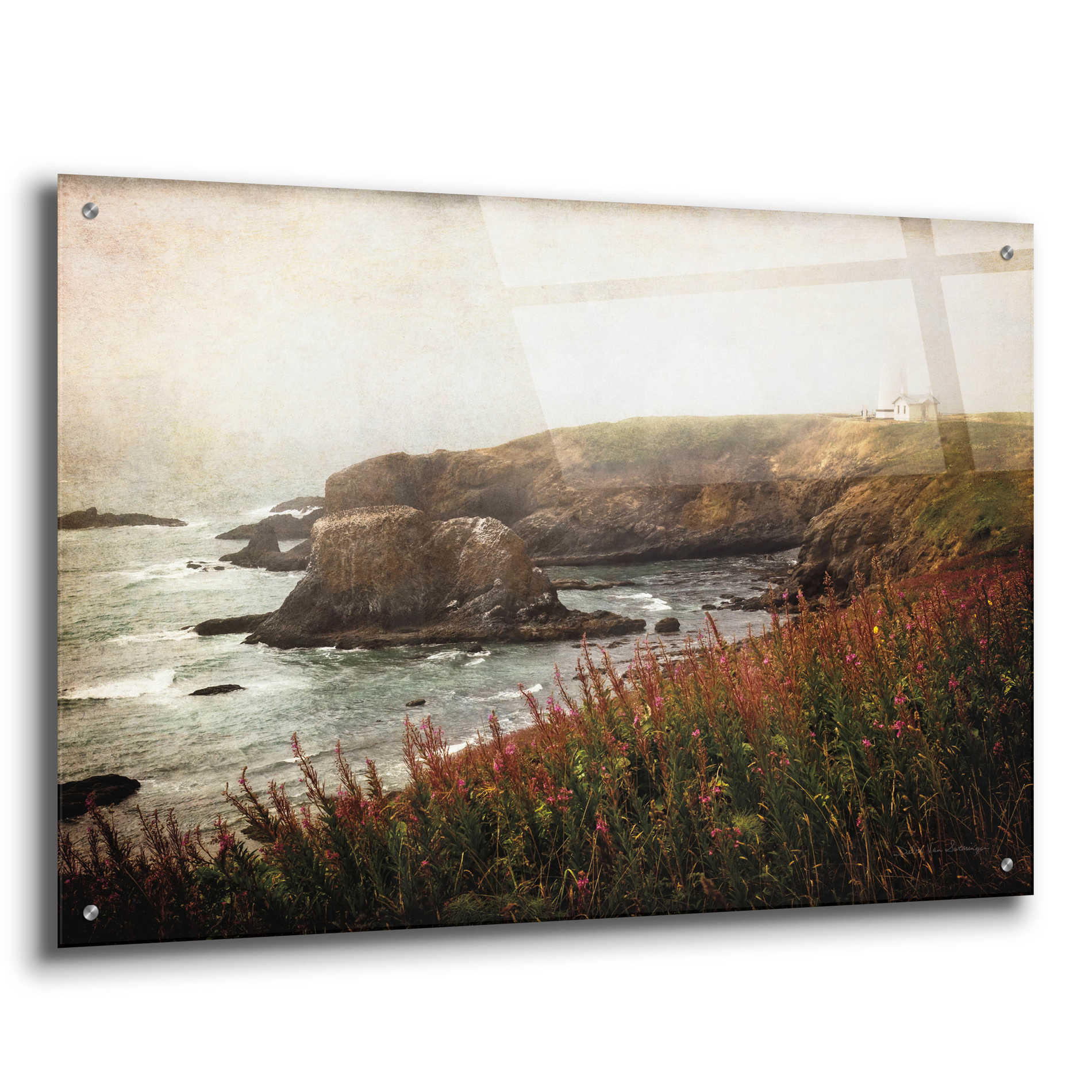 Epic Art 'Coastal Mist' by Debra Van Swearingen, Acrylic Glass Wall Art,36x24