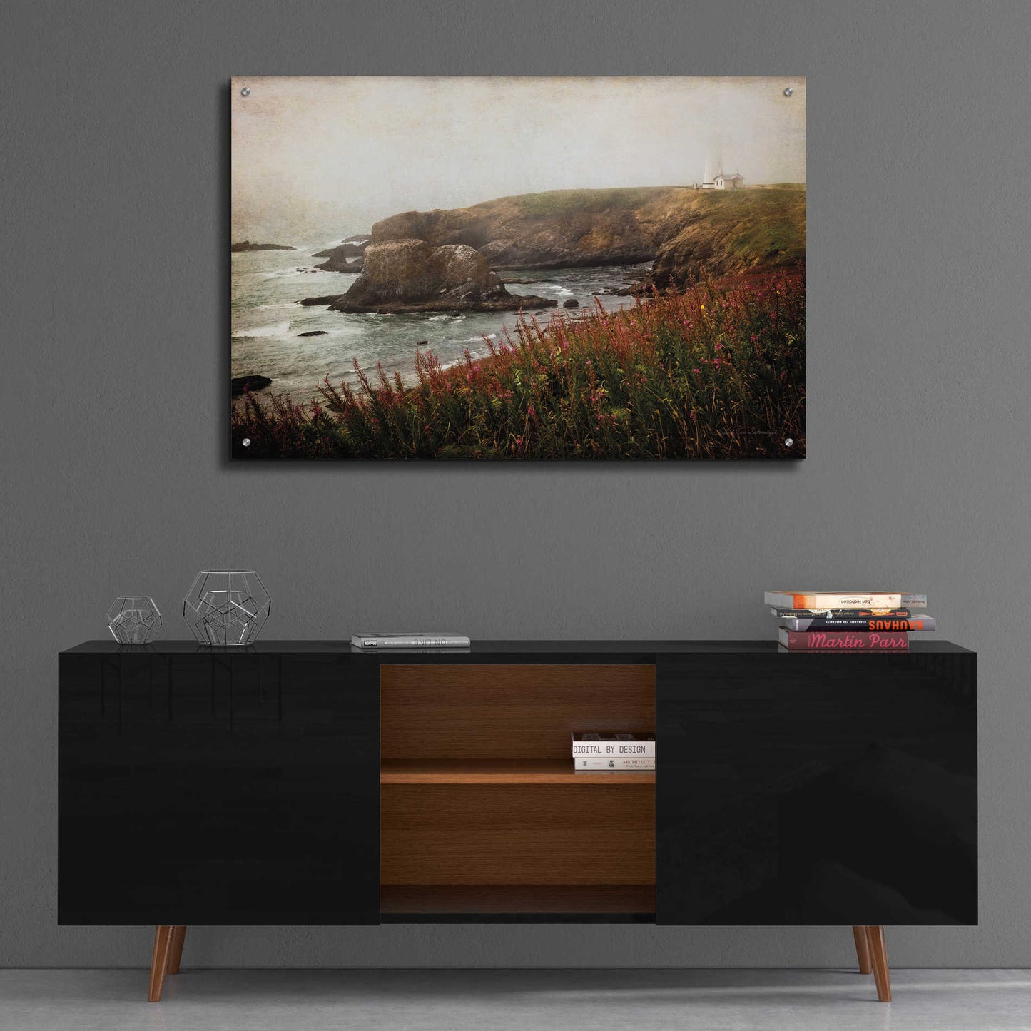 Epic Art 'Coastal Mist' by Debra Van Swearingen, Acrylic Glass Wall Art,36x24