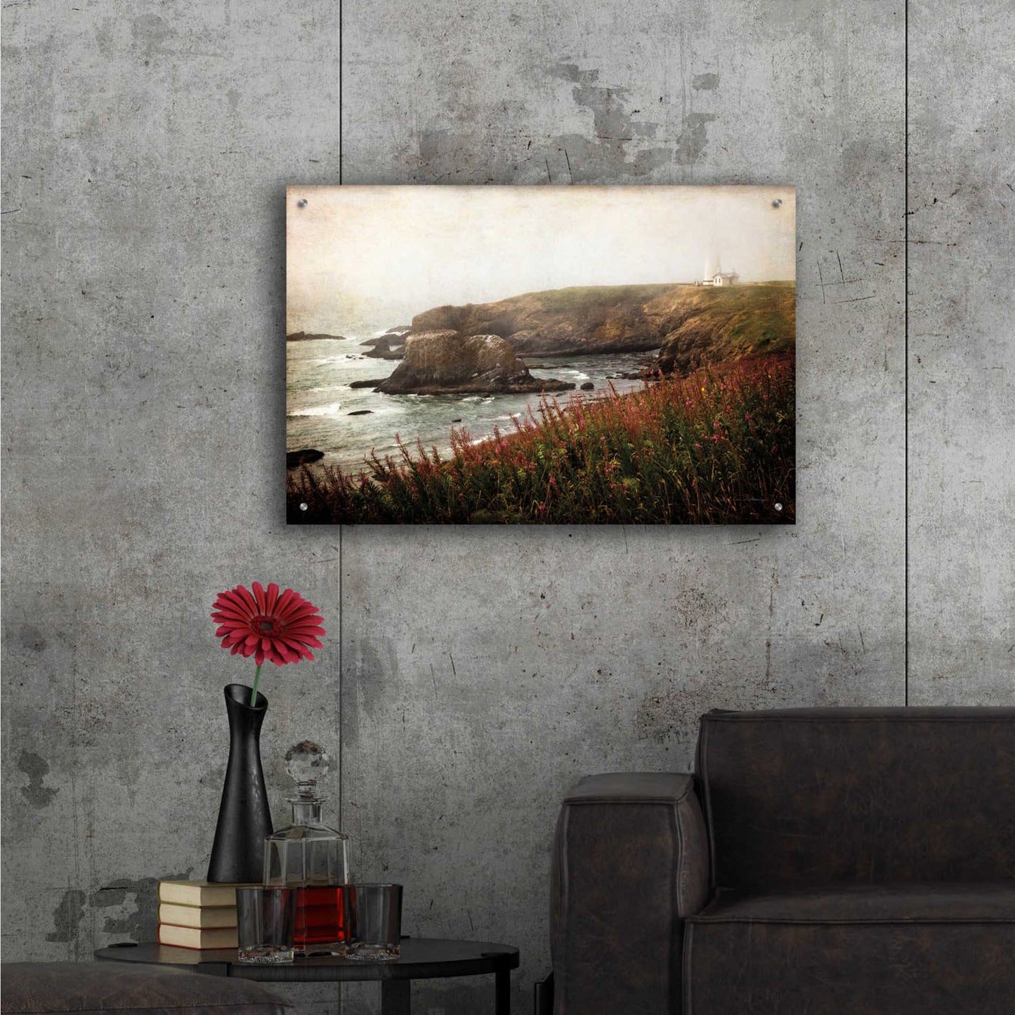 Epic Art 'Coastal Mist' by Debra Van Swearingen, Acrylic Glass Wall Art,36x24