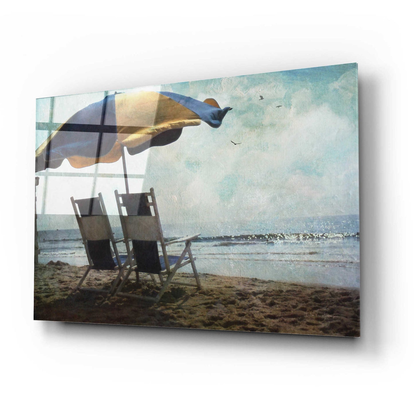 Epic Art 'Sea For Two' by Debra Van Swearingen, Acrylic Glass Wall Art,24x16