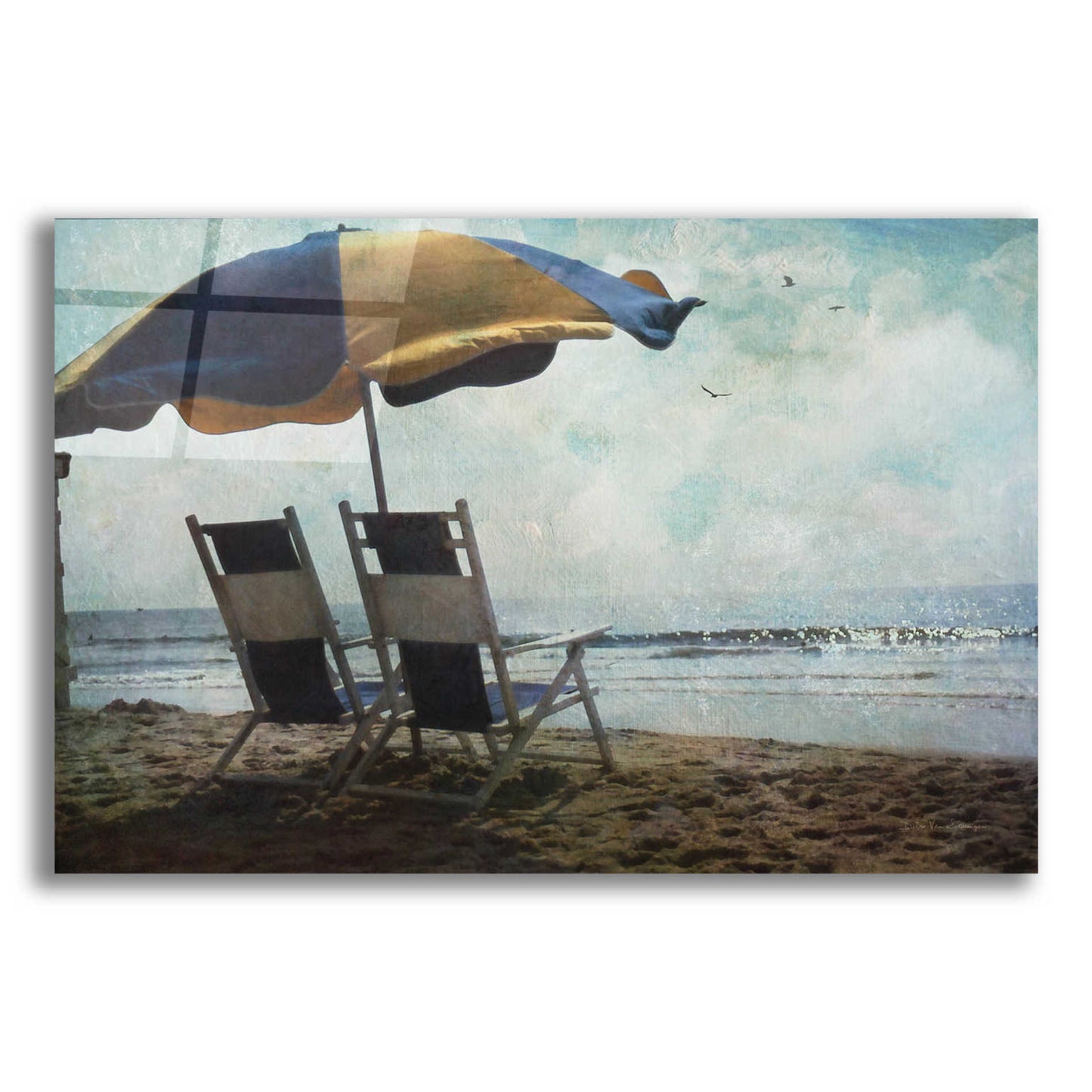 Epic Art 'Sea For Two' by Debra Van Swearingen, Acrylic Glass Wall Art,24x16