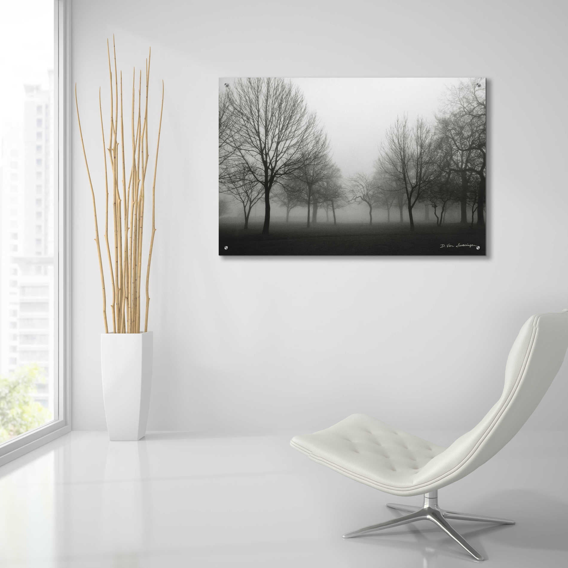 Epic Art 'Morning Mist' by Debra Van Swearingen, Acrylic Glass Wall Art,36x24