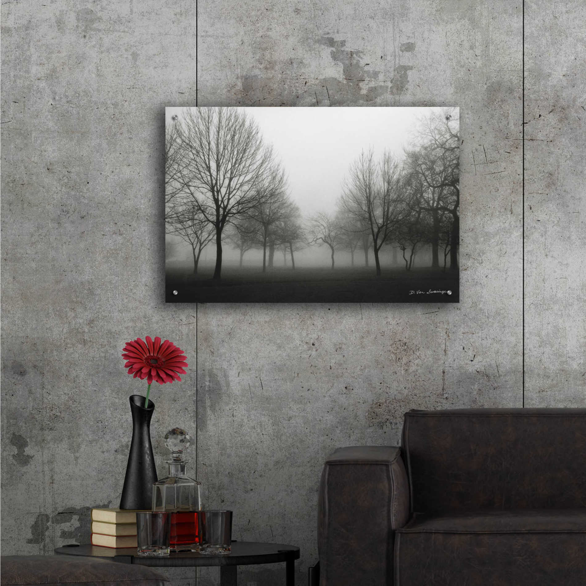 Epic Art 'Morning Mist' by Debra Van Swearingen, Acrylic Glass Wall Art,36x24