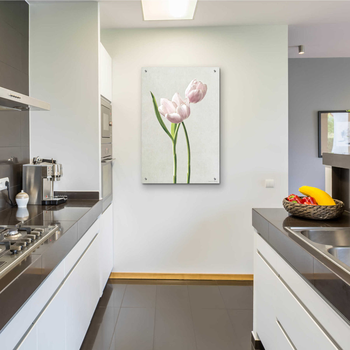 Epic Art 'Light Tulips III' by Debra Van Swearingen, Acrylic Glass Wall Art,24x36