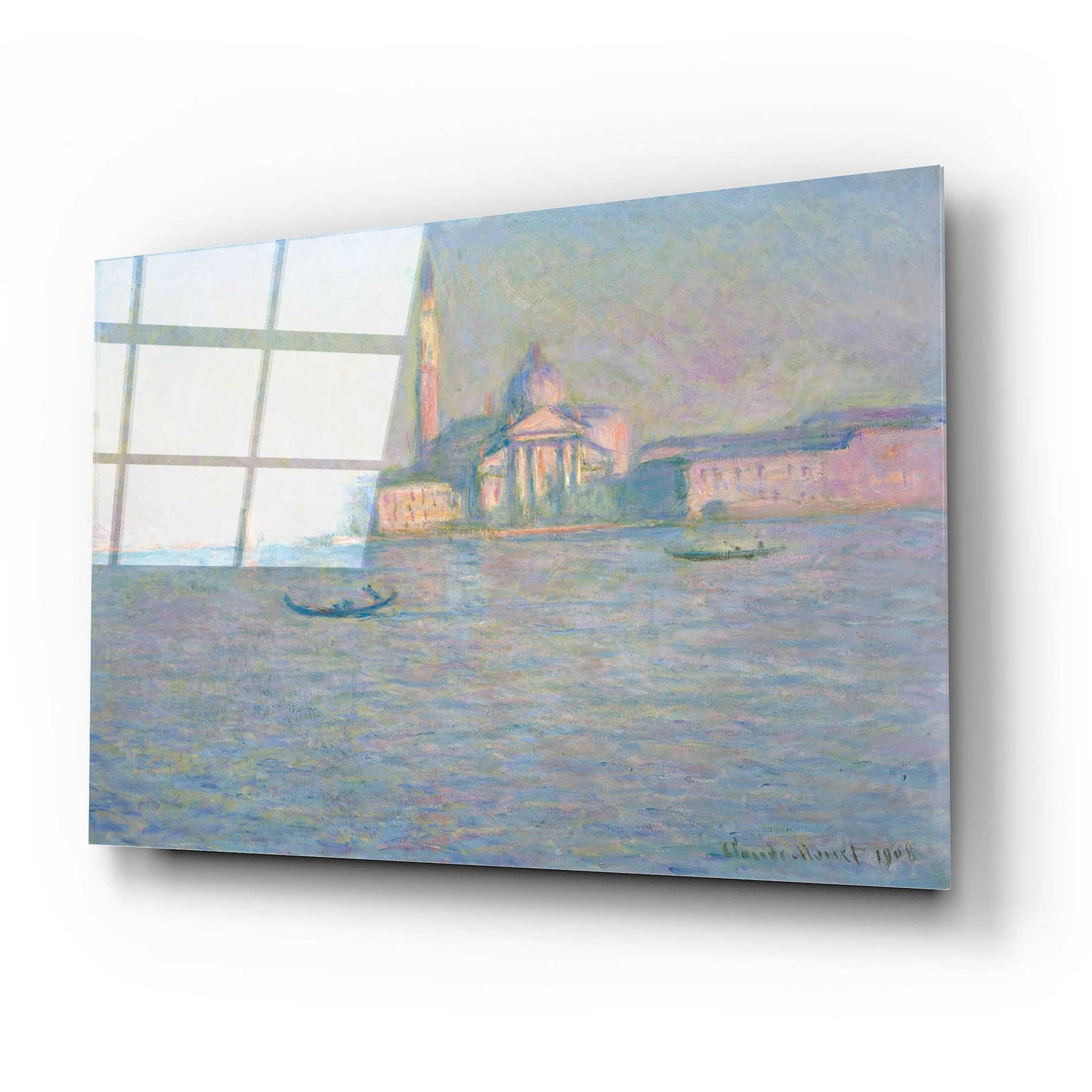 Epic Art 'The Church of San Giorgio Maggiore, Venice' by Claude Monet, Acrylic Glass Wall Art,24x16