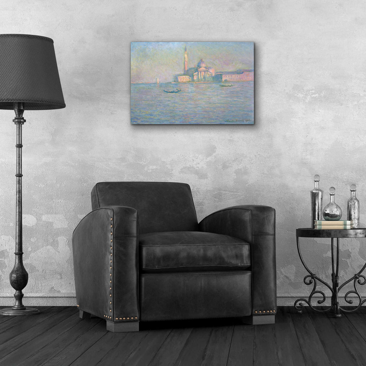 Epic Art 'The Church of San Giorgio Maggiore, Venice' by Claude Monet, Acrylic Glass Wall Art,24x16
