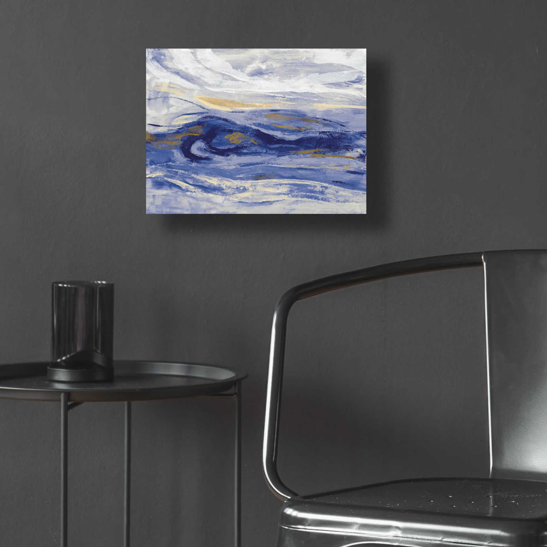 Epic Art 'Estuary Blue' by Silvia Vassileva, Acrylic Glass Wall Art,16x12