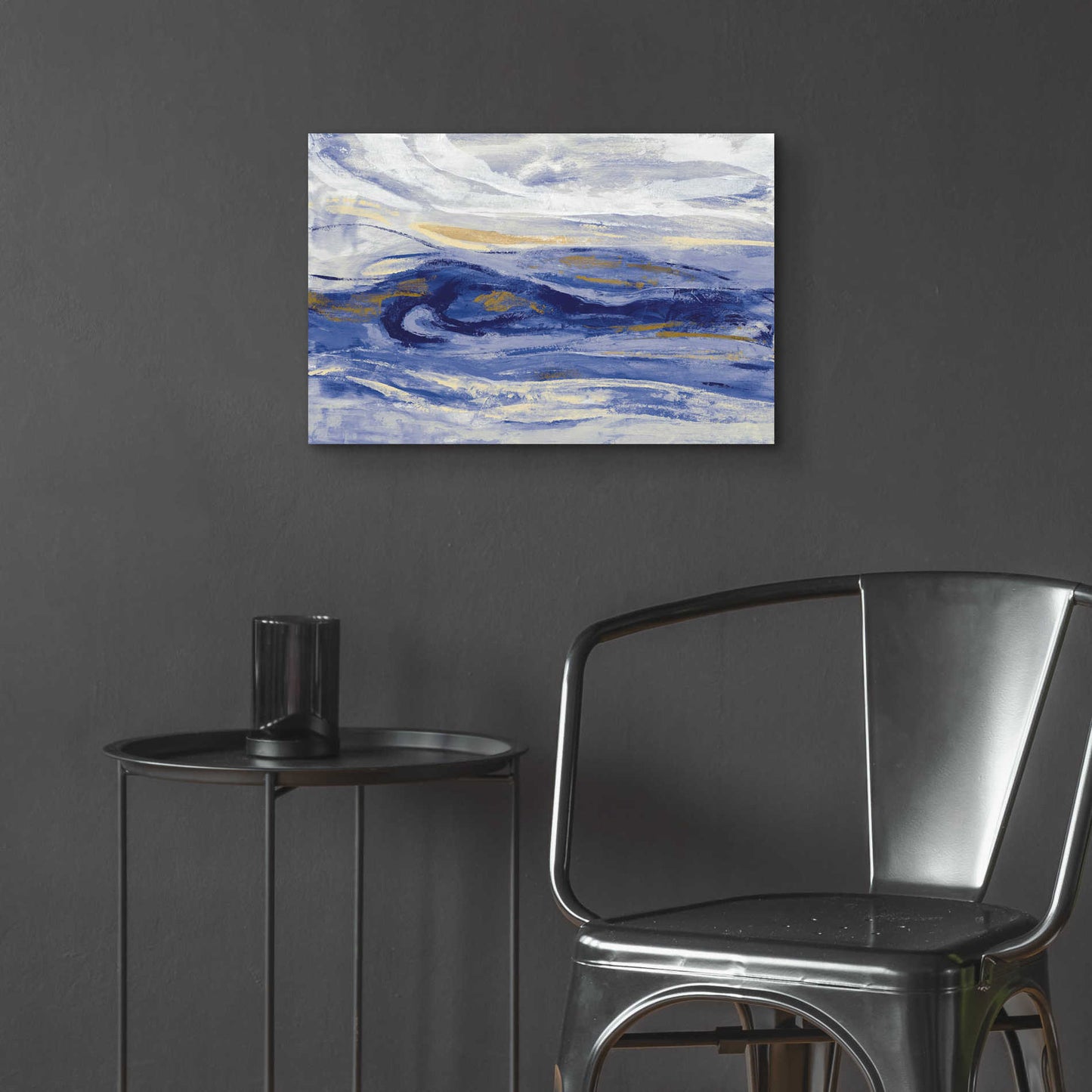 Epic Art 'Estuary Blue' by Silvia Vassileva, Acrylic Glass Wall Art,24x16