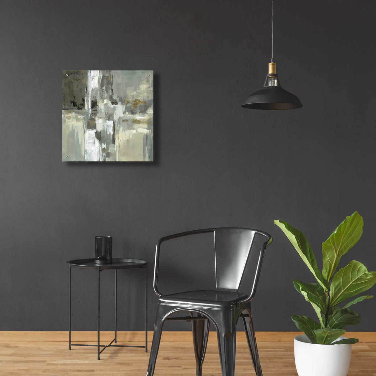 Epic Art 'Neutral Water' by Silvia Vassileva, Acrylic Glass Wall Art,24x24