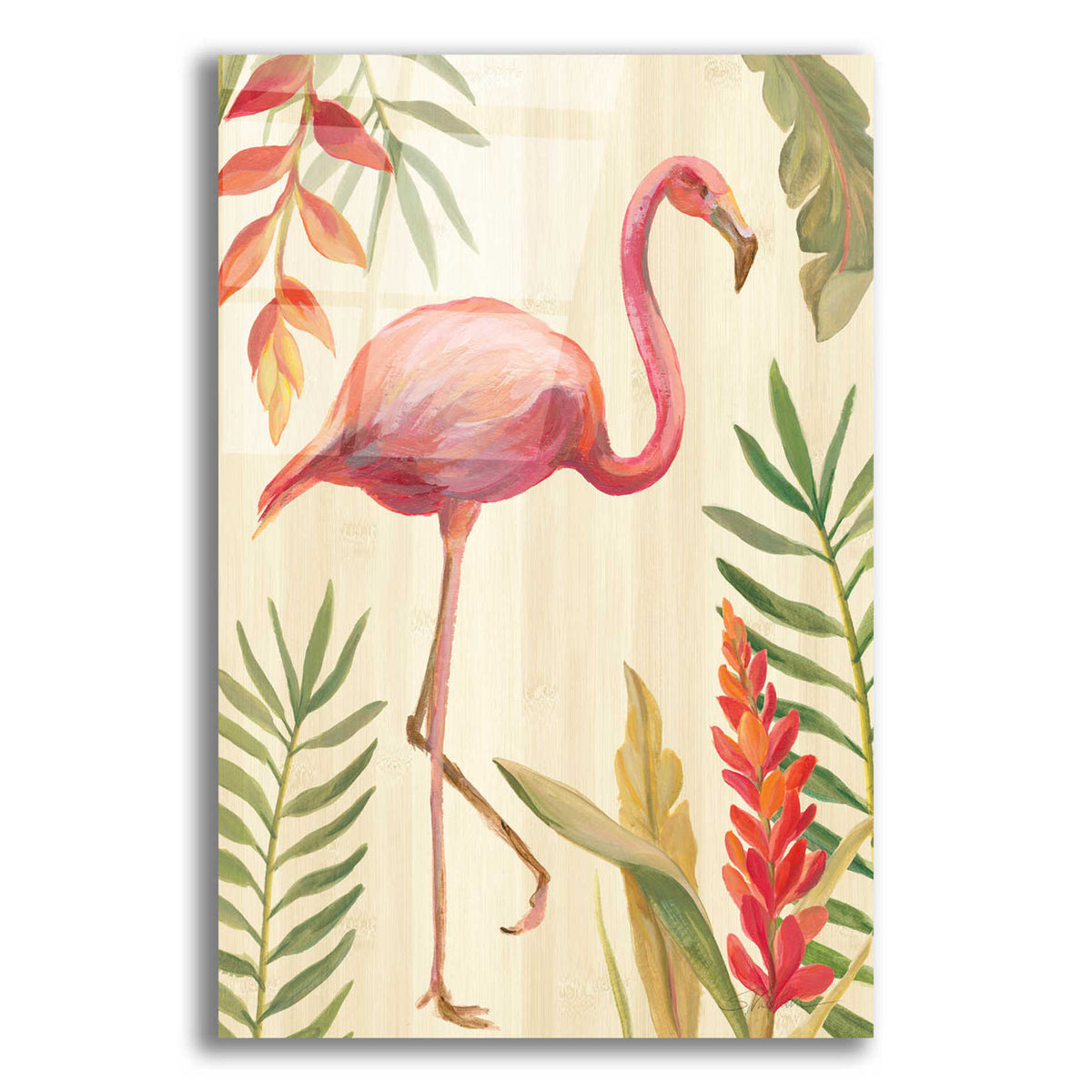 Epic Art 'Tropical Garden IX' by Silvia Vassileva, Acrylic Glass Wall Art