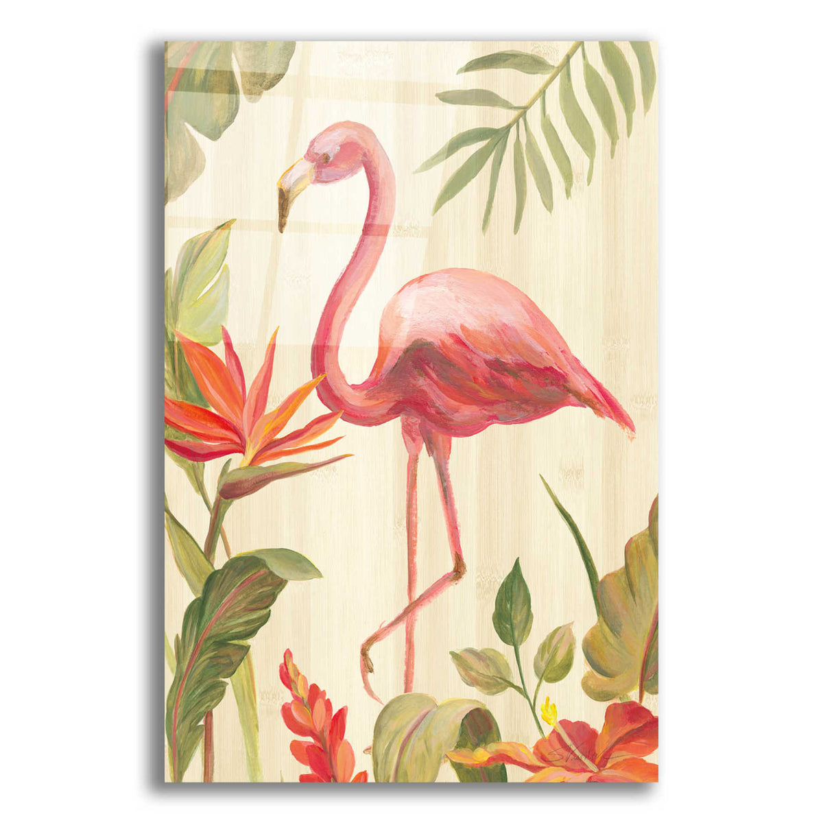 Epic Art 'Tropical Garden X' by Silvia Vassileva, Acrylic Glass Wall Art