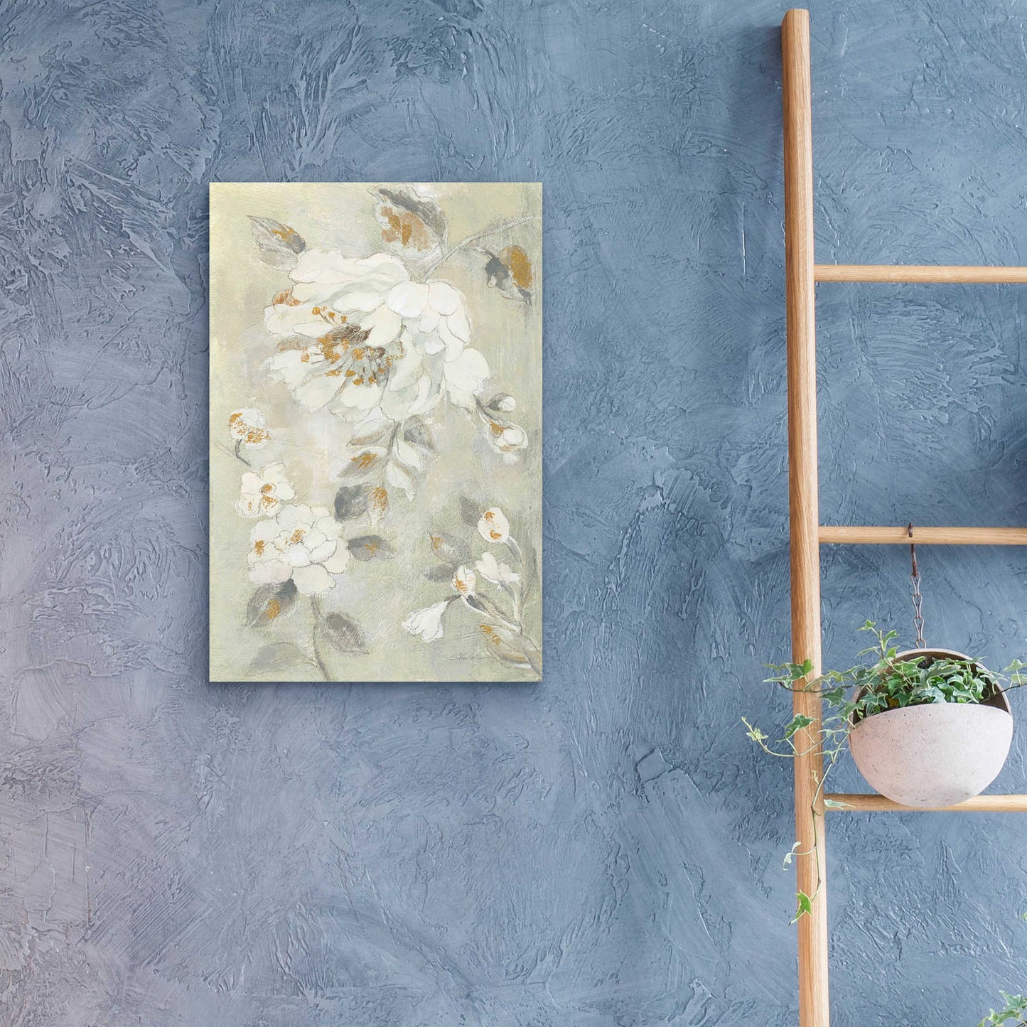 Epic Art 'Romantic Spring Flowers II White' by Silvia Vassileva, Acrylic Glass Wall Art,16x24