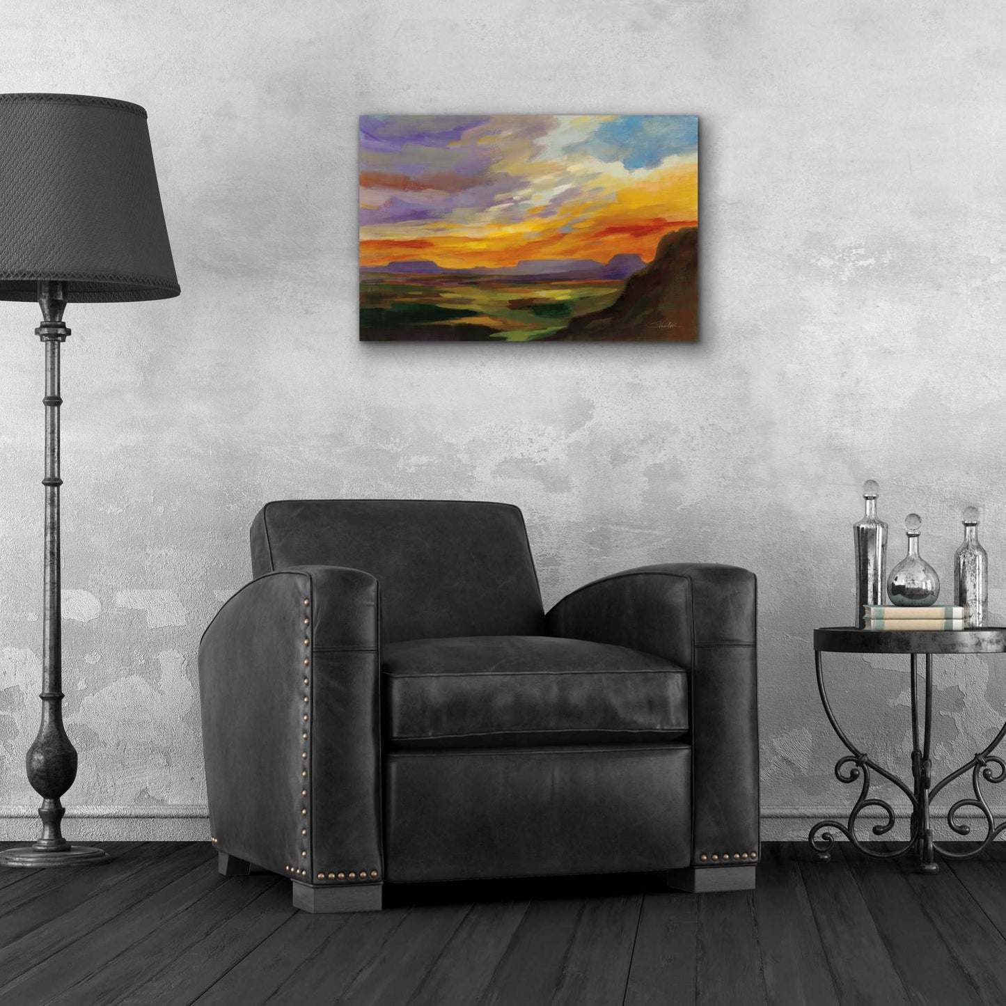 Epic Art 'Sonoran Desert Sunset' by Silvia Vassileva, Acrylic Glass Wall Art,24x16