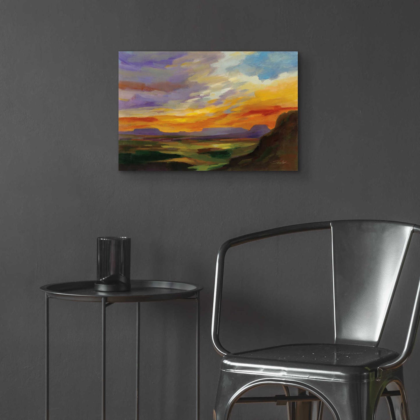 Epic Art 'Sonoran Desert Sunset' by Silvia Vassileva, Acrylic Glass Wall Art,24x16