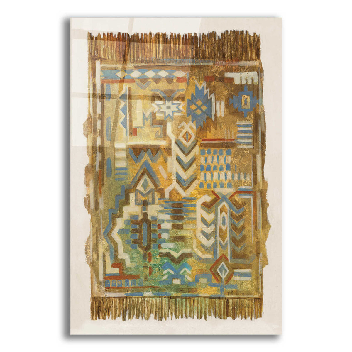 Epic Art 'Global Fragments I' by Silvia Vassileva, Acrylic Glass Wall Art