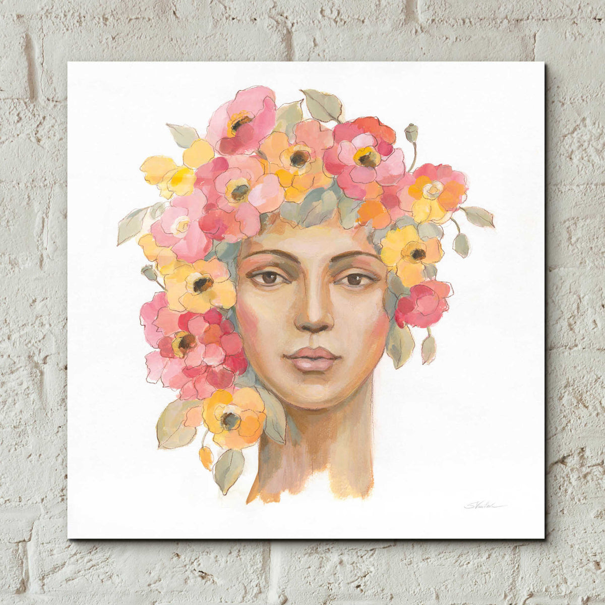 Epic Art 'International Woman I' by Silvia Vassileva, Acrylic Glass Wall Art,12x12