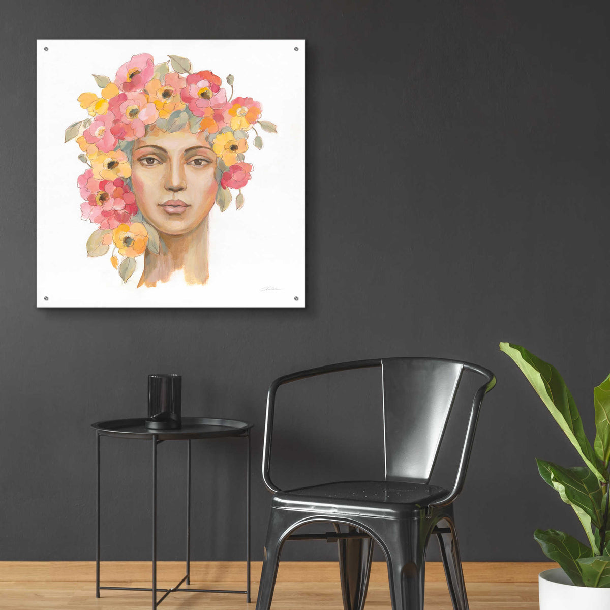 Epic Art 'International Woman I' by Silvia Vassileva, Acrylic Glass Wall Art,36x36