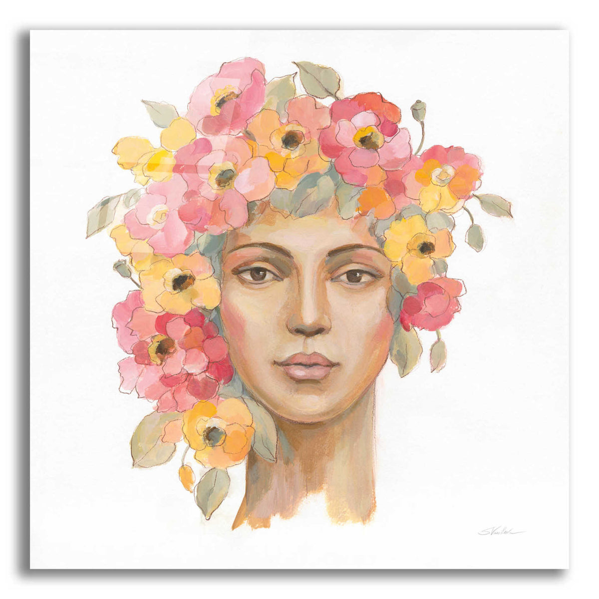 Epic Art 'International Woman I' by Silvia Vassileva, Acrylic Glass Wall Art