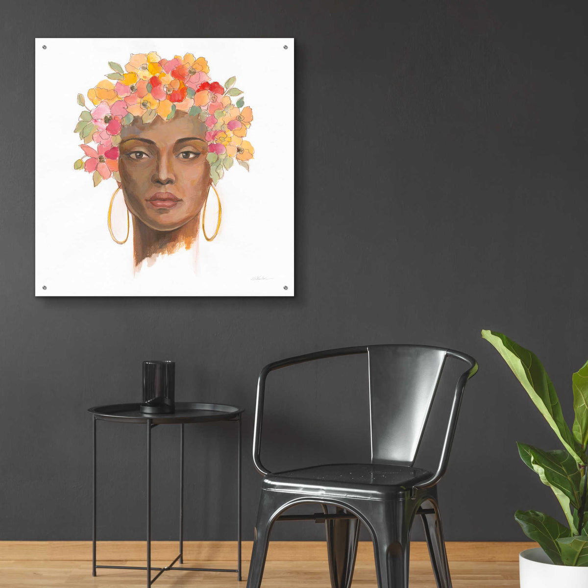 Epic Art 'International Woman II' by Silvia Vassileva, Acrylic Glass Wall Art,36x36