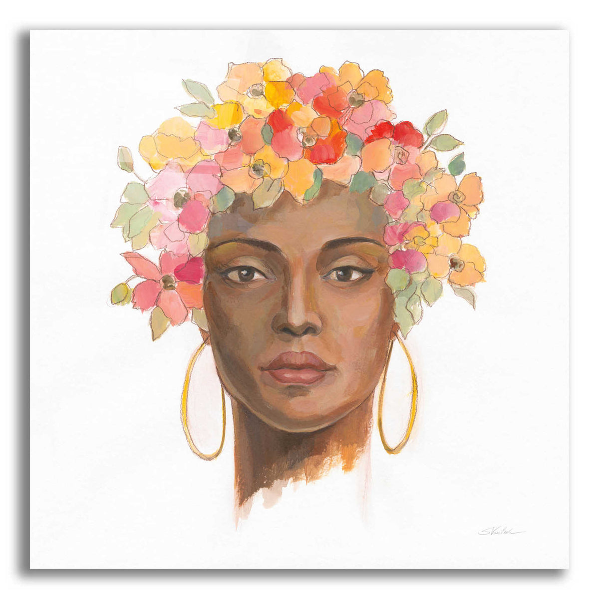 Epic Art 'International Woman II' by Silvia Vassileva, Acrylic Glass Wall Art