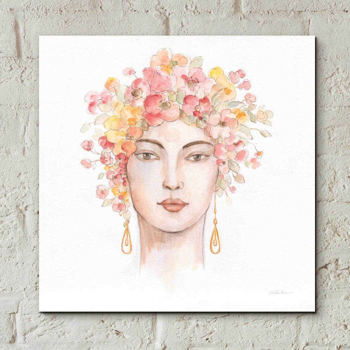 Epic Art 'International Woman III' by Silvia Vassileva, Acrylic Glass Wall Art,12x12