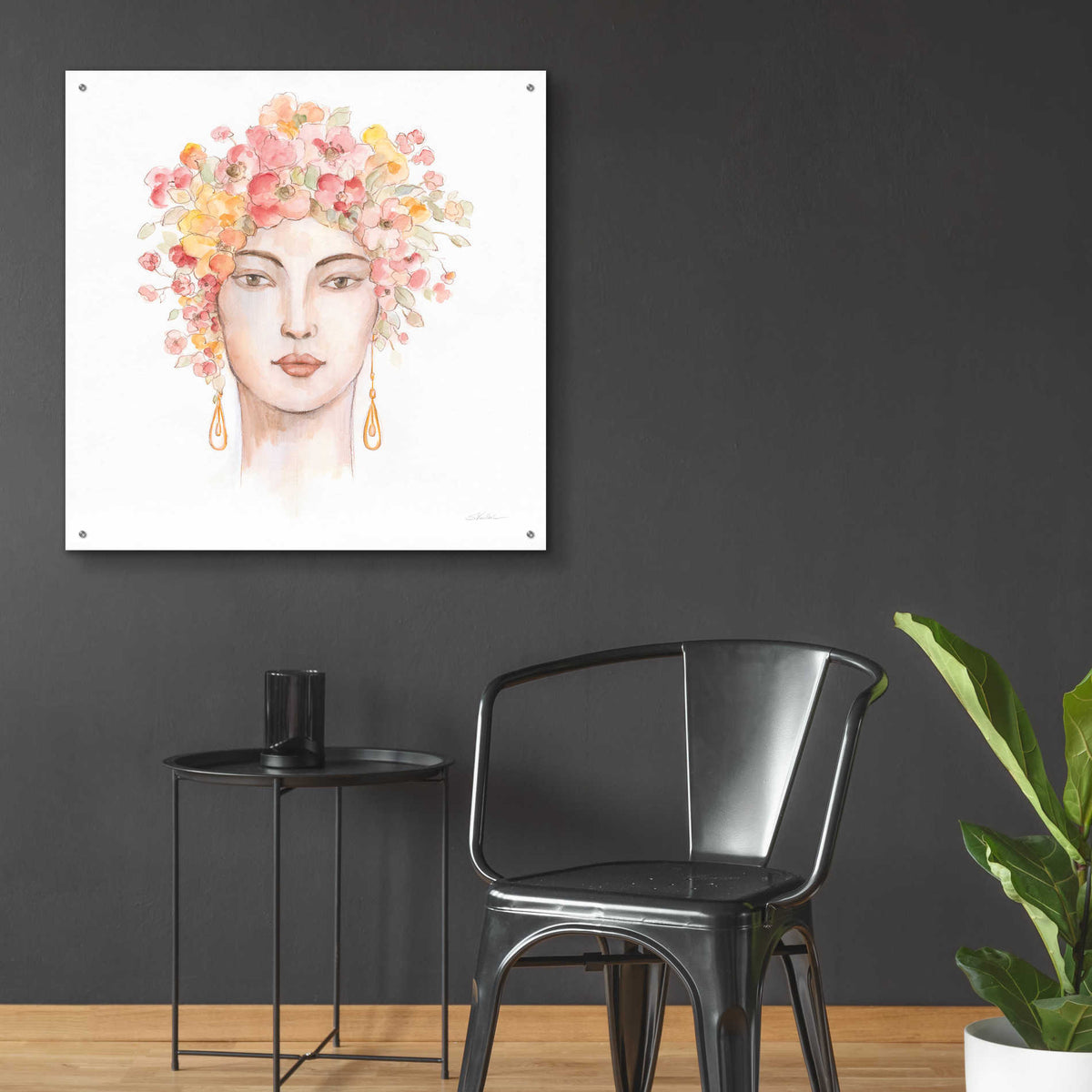 Epic Art 'International Woman III' by Silvia Vassileva, Acrylic Glass Wall Art,36x36