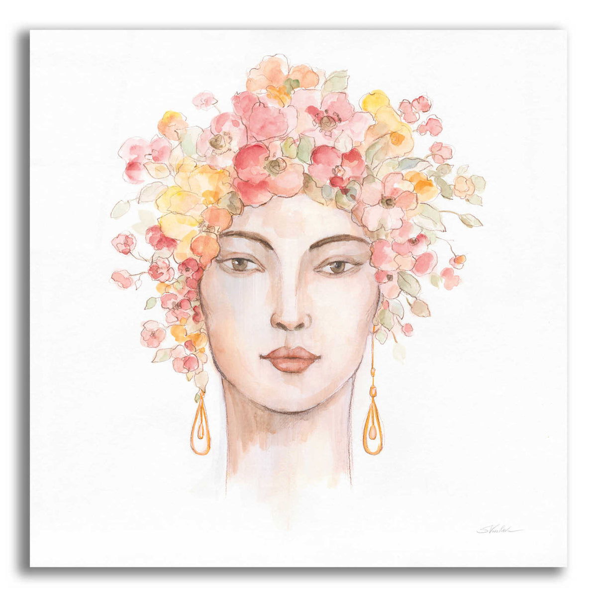 Epic Art 'International Woman III' by Silvia Vassileva, Acrylic Glass Wall Art