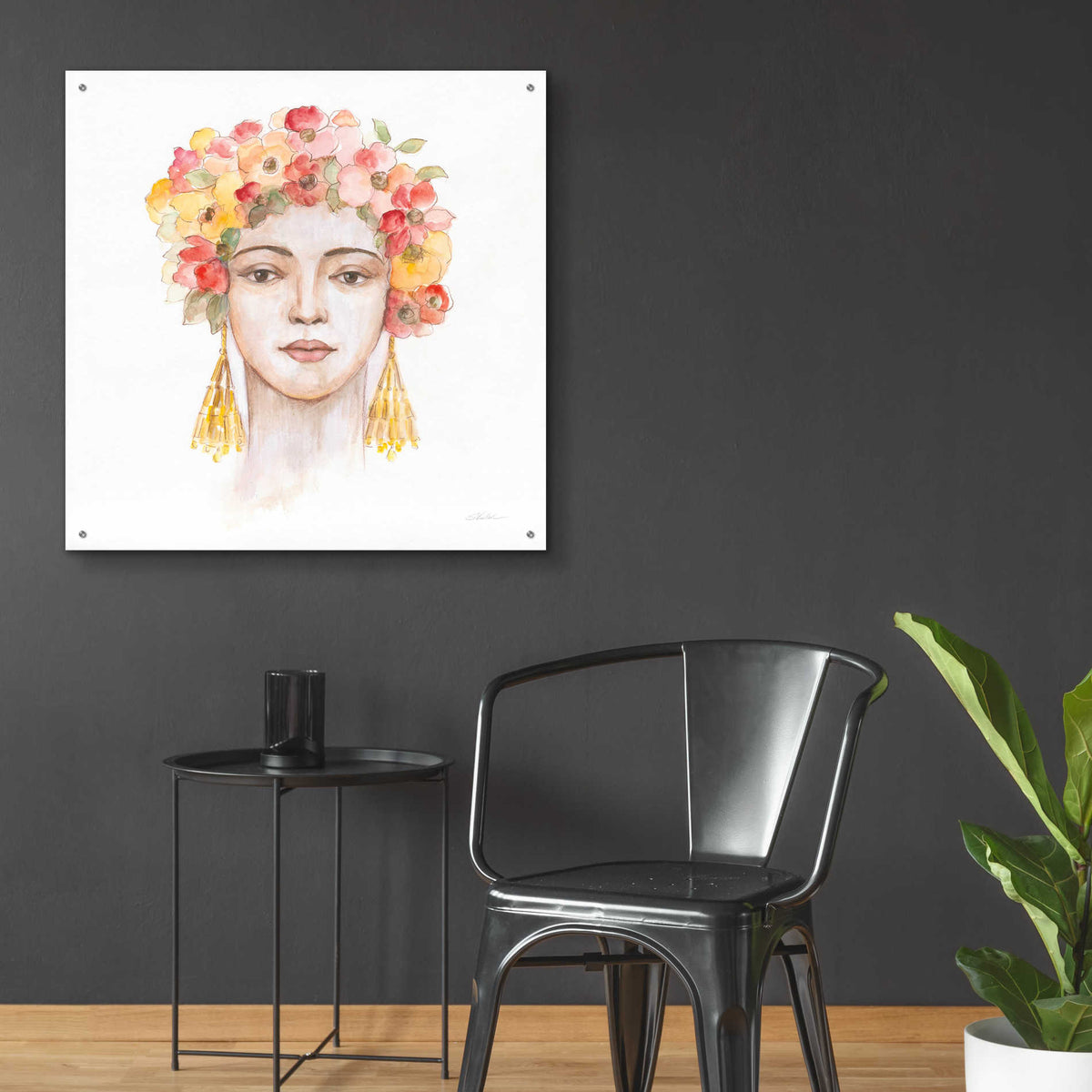 Epic Art 'International Woman IV' by Silvia Vassileva, Acrylic Glass Wall Art,36x36