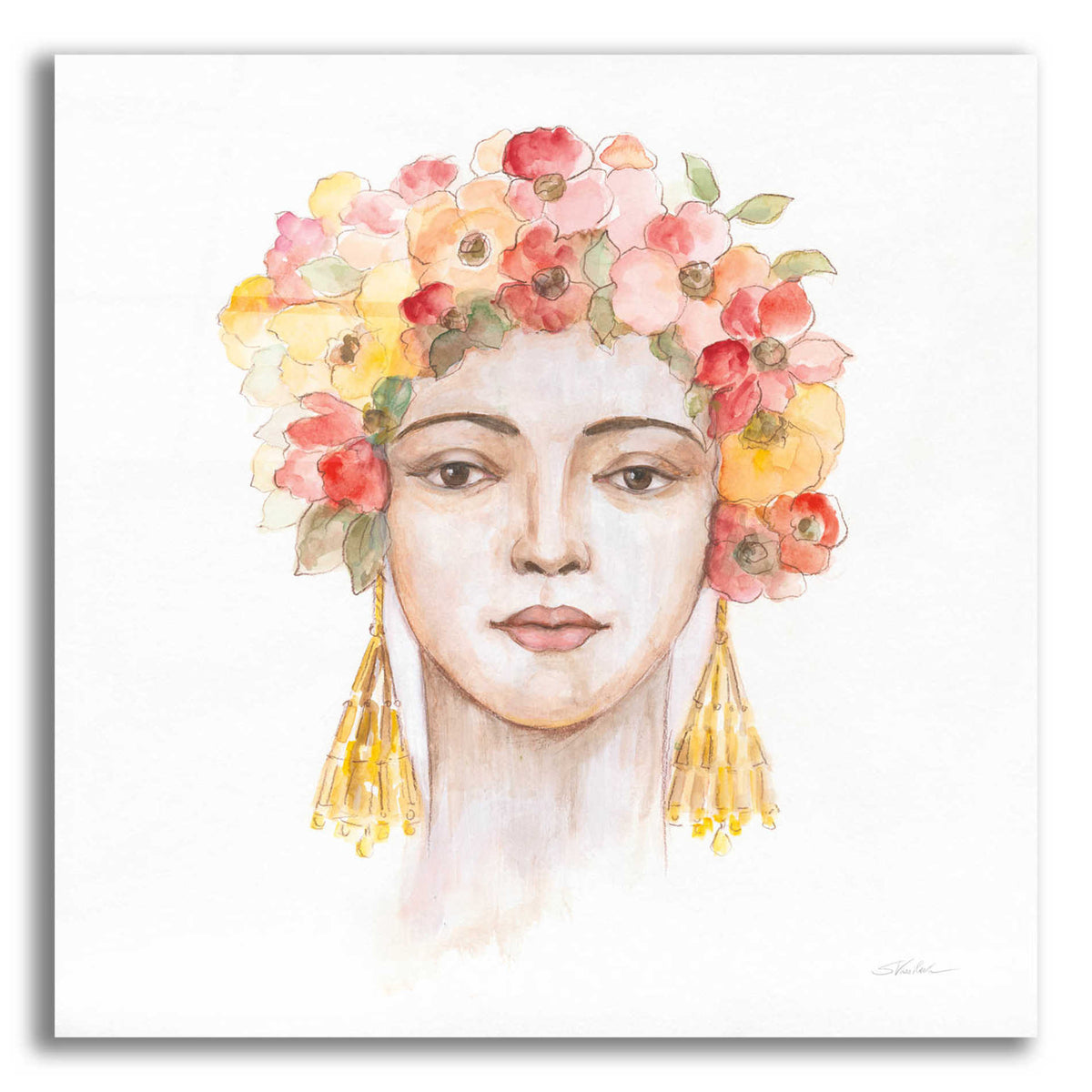 Epic Art 'International Woman IV' by Silvia Vassileva, Acrylic Glass Wall Art