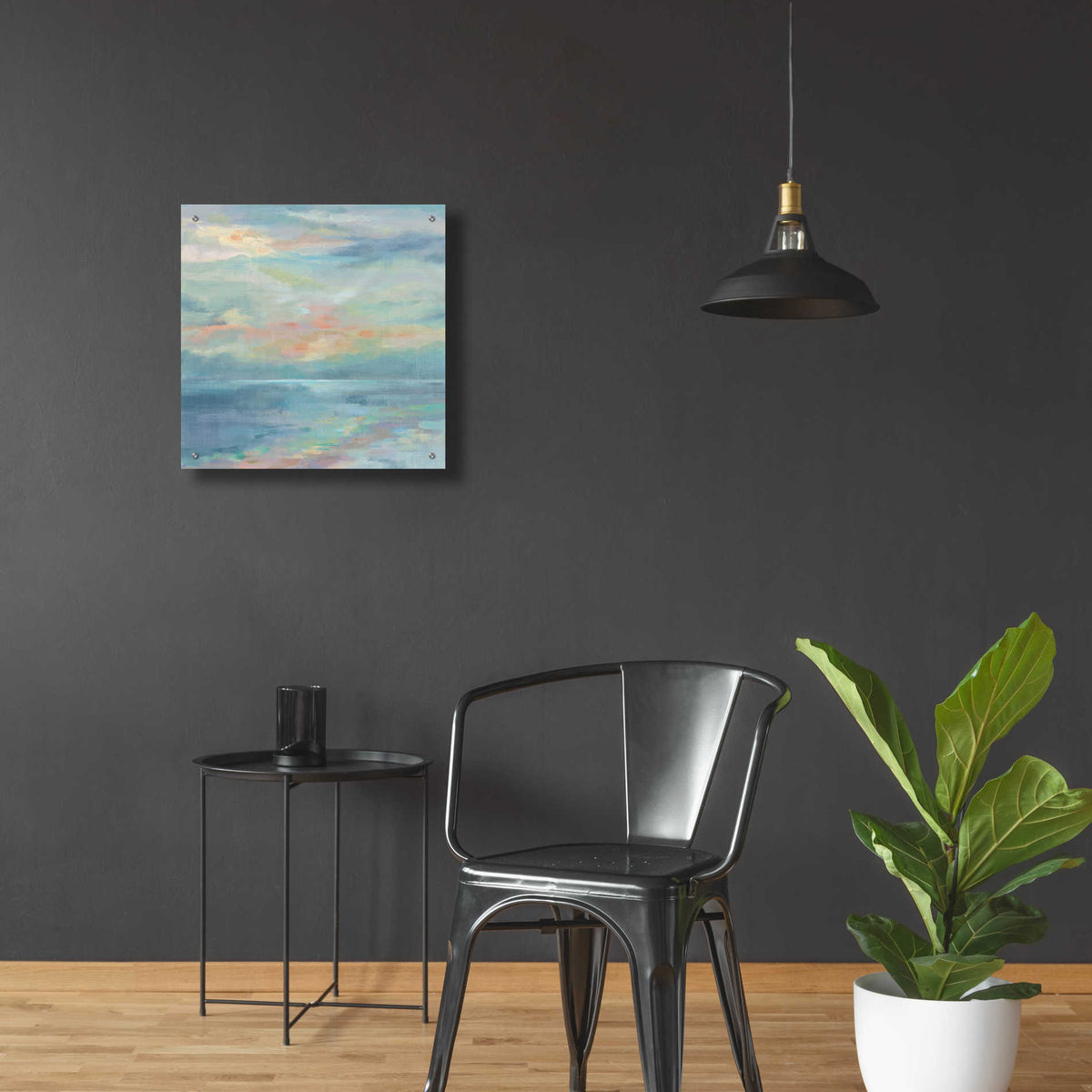 Epic Art 'June Morning by the Sea' by Silvia Vassileva, Acrylic Glass Wall Art,24x24