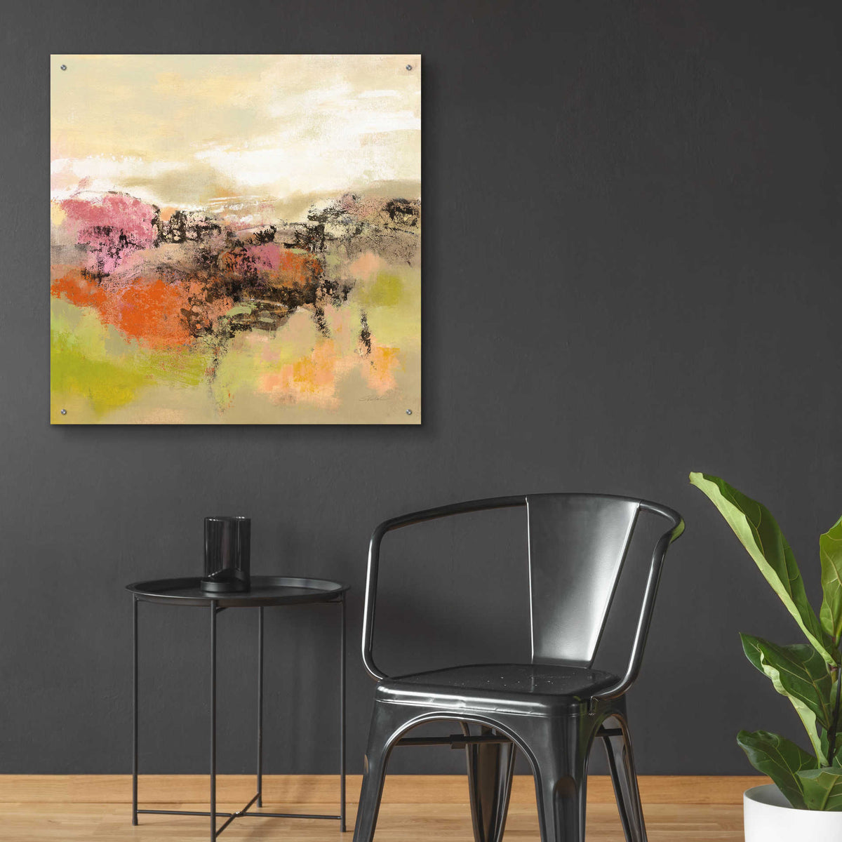 Epic Art 'Midsummer Meadow Path' by Silvia Vassileva, Acrylic Glass Wall Art,36x36