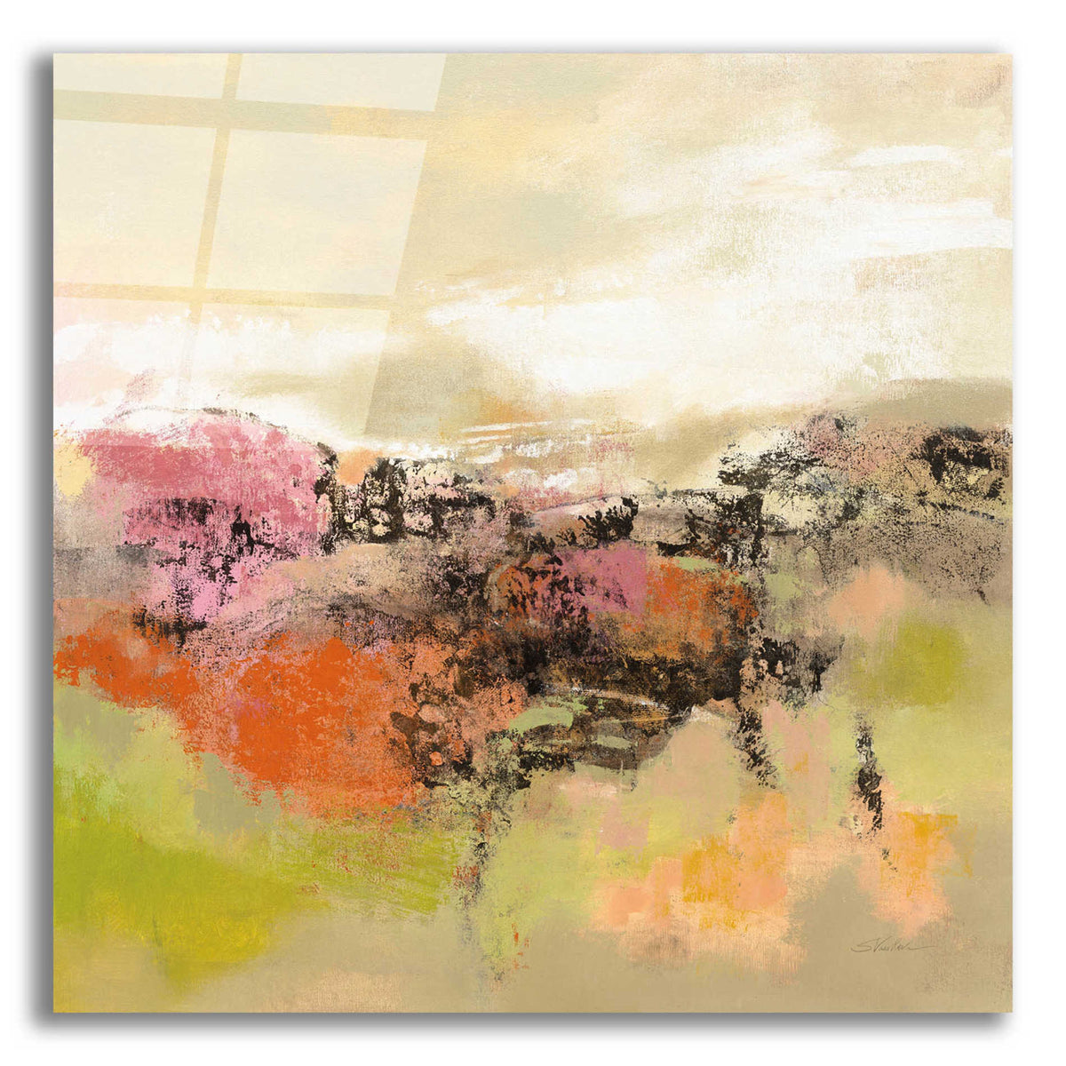 Epic Art 'Midsummer Meadow Path' by Silvia Vassileva, Acrylic Glass Wall Art