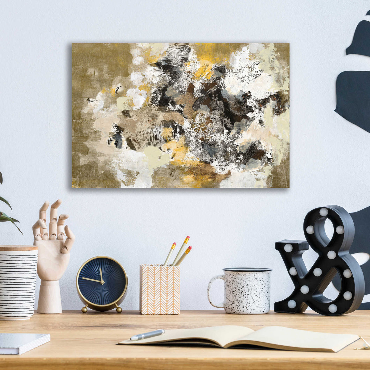 Epic Art 'Leaves on the Asphalt' by Silvia Vassileva, Acrylic Glass Wall Art,16x12