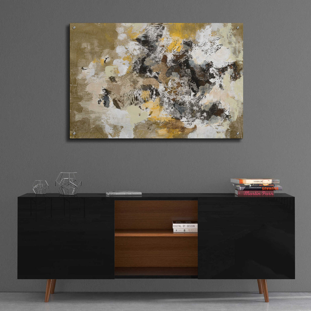 Epic Art 'Leaves on the Asphalt' by Silvia Vassileva, Acrylic Glass Wall Art,36x24