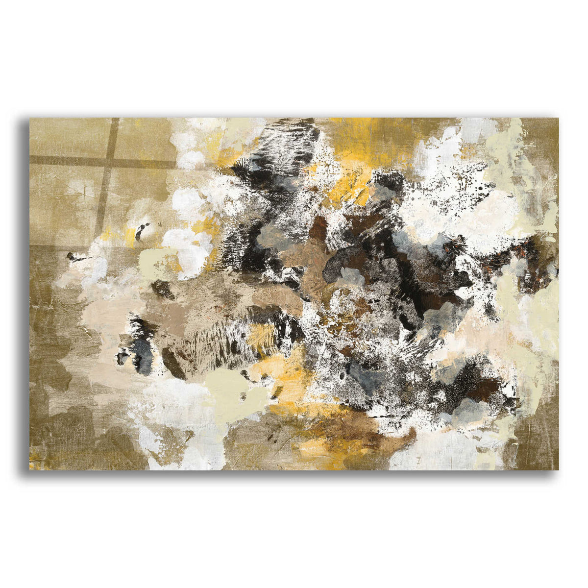 Epic Art 'Leaves on the Asphalt' by Silvia Vassileva, Acrylic Glass Wall Art