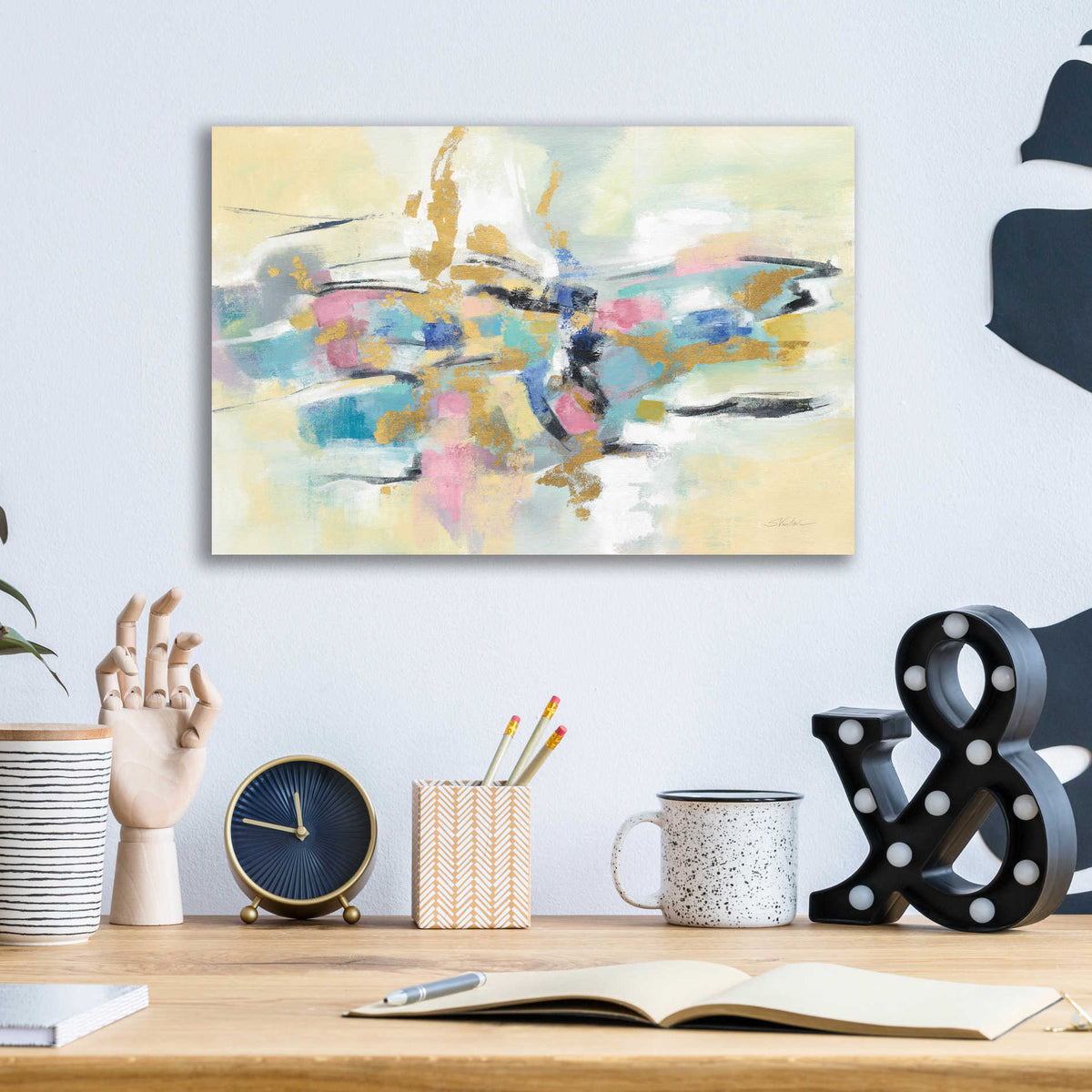 Epic Art 'Kimono Fragment' by Silvia Vassileva, Acrylic Glass Wall Art,16x12