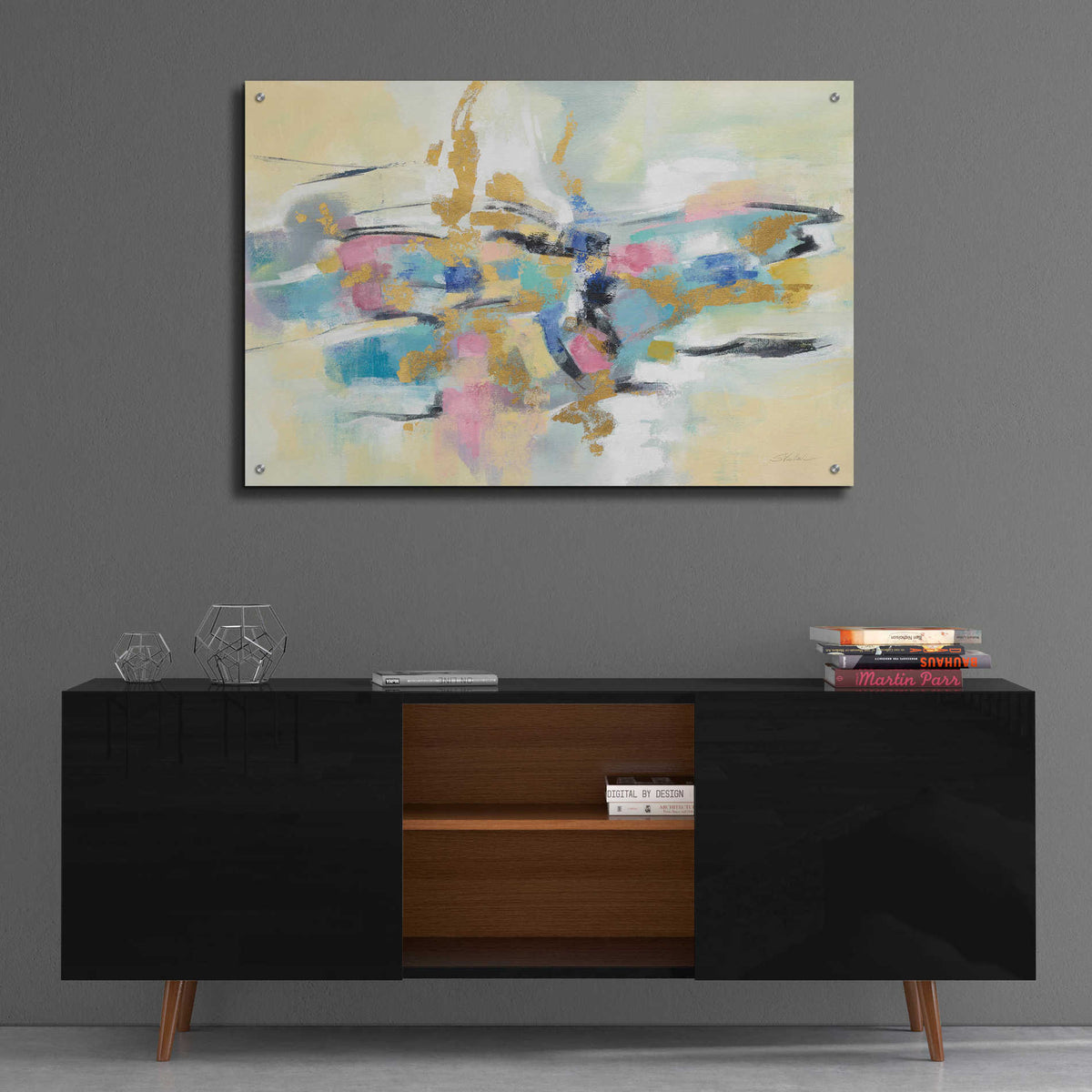 Epic Art 'Kimono Fragment' by Silvia Vassileva, Acrylic Glass Wall Art,36x24
