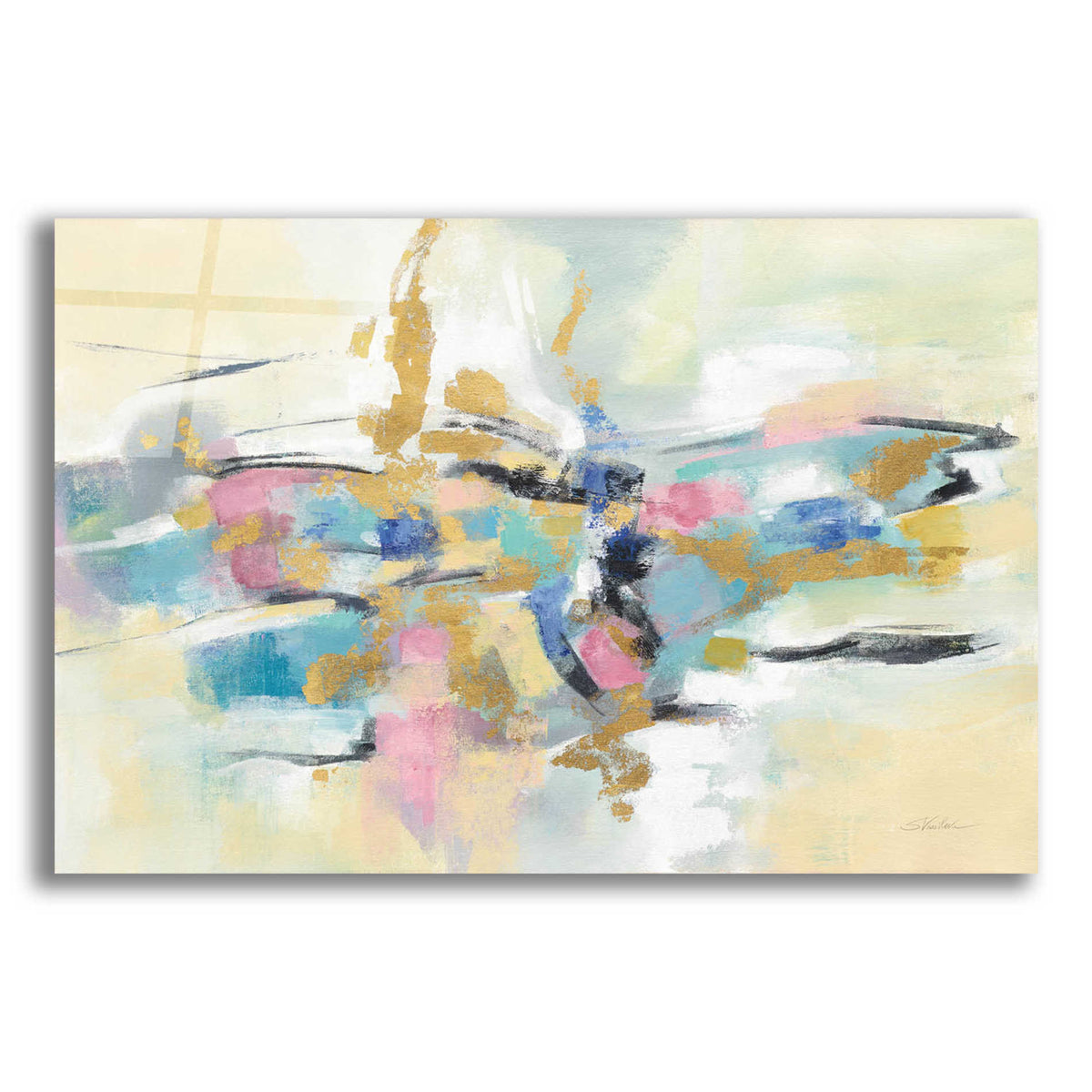 Epic Art 'Kimono Fragment' by Silvia Vassileva, Acrylic Glass Wall Art