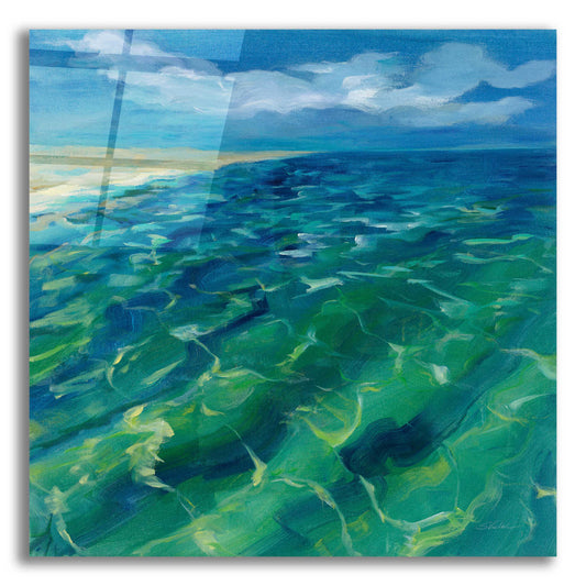 Epic Art 'Sunny Sea Reflections' by Silvia Vassileva, Acrylic Glass Wall Art