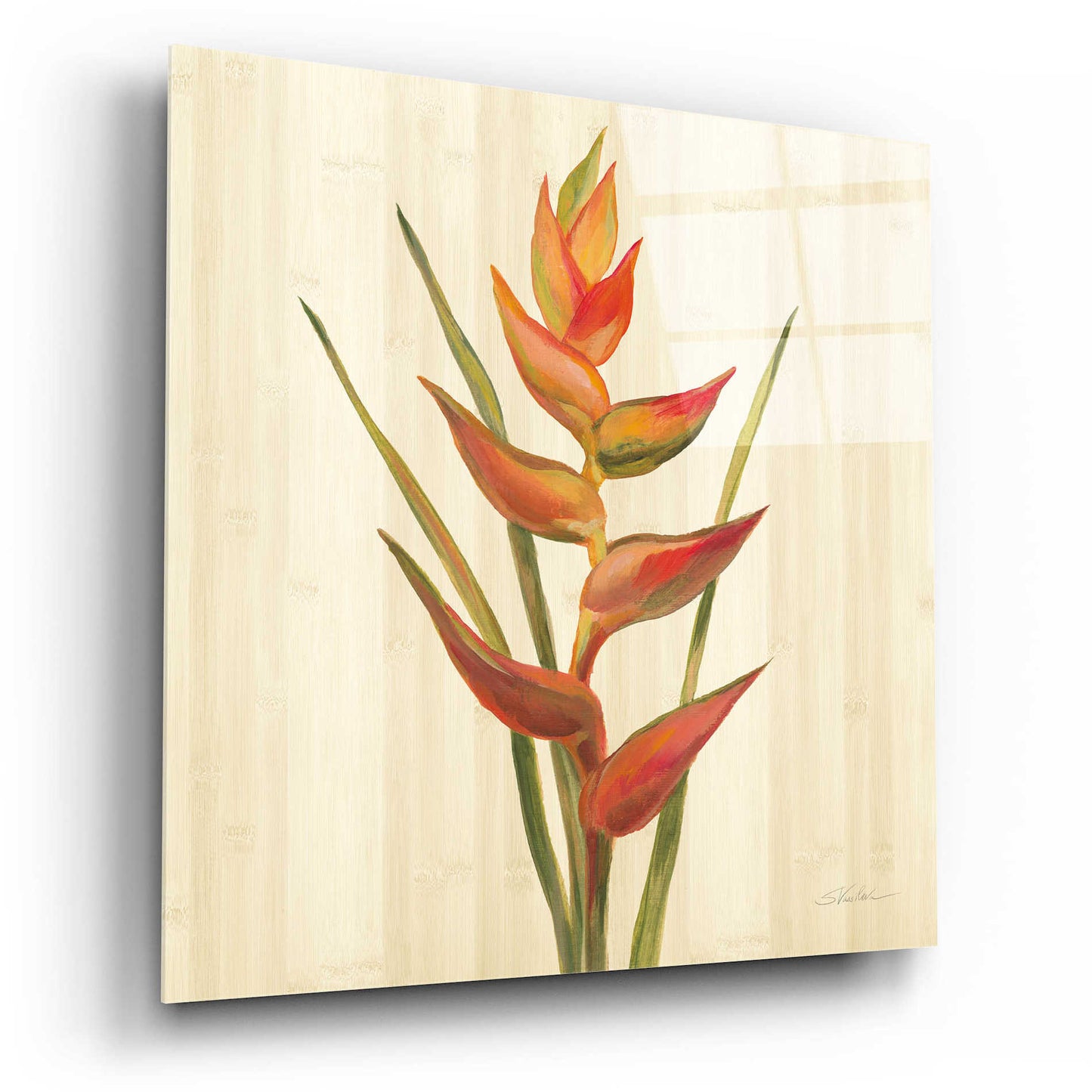 Epic Art 'Tropical Garden I' by Silvia Vassileva, Acrylic Glass Wall Art,12x12