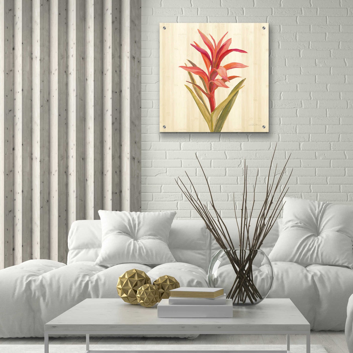 Epic Art 'Tropical Garden III' by Silvia Vassileva, Acrylic Glass Wall Art,24x24