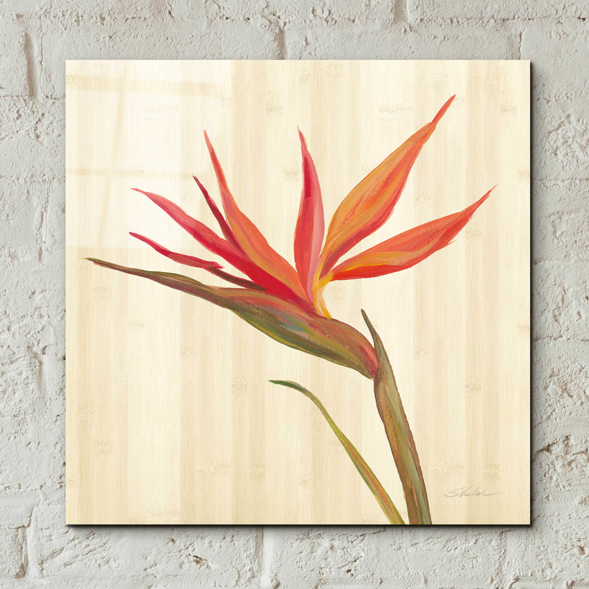 Epic Art 'Tropical Garden IV' by Silvia Vassileva, Acrylic Glass Wall Art,12x12