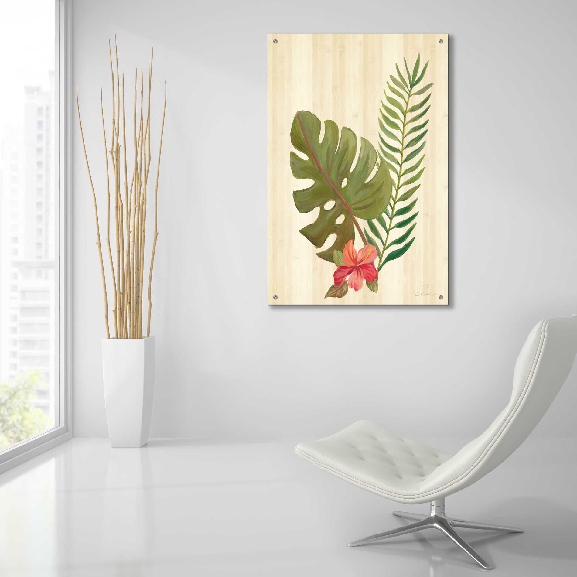 Epic Art 'Tropical Garden V' by Silvia Vassileva, Acrylic Glass Wall Art,24x36