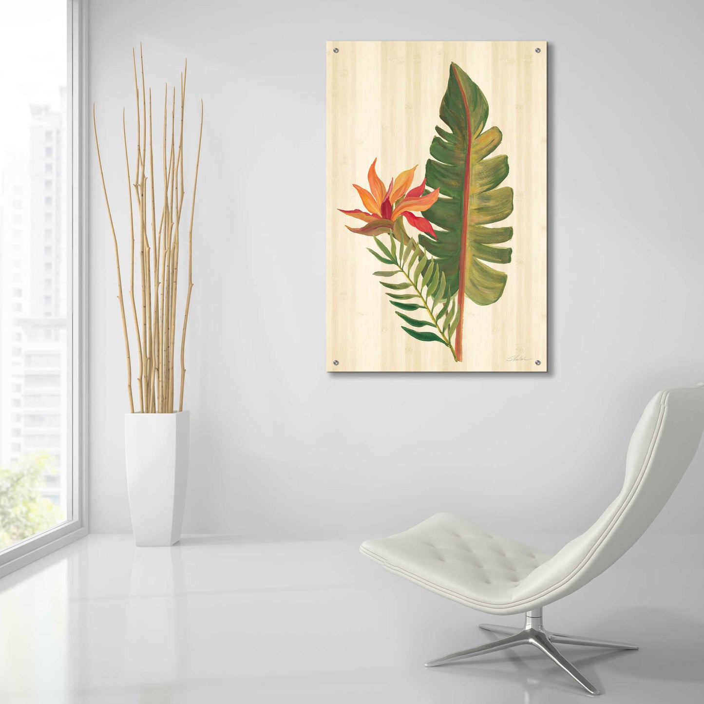 Epic Art 'Tropical Garden VI' by Silvia Vassileva, Acrylic Glass Wall Art,24x36